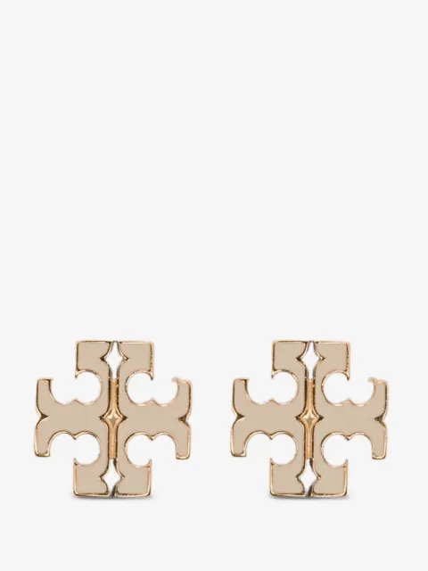 Tory Burch small icon enamel stud errings