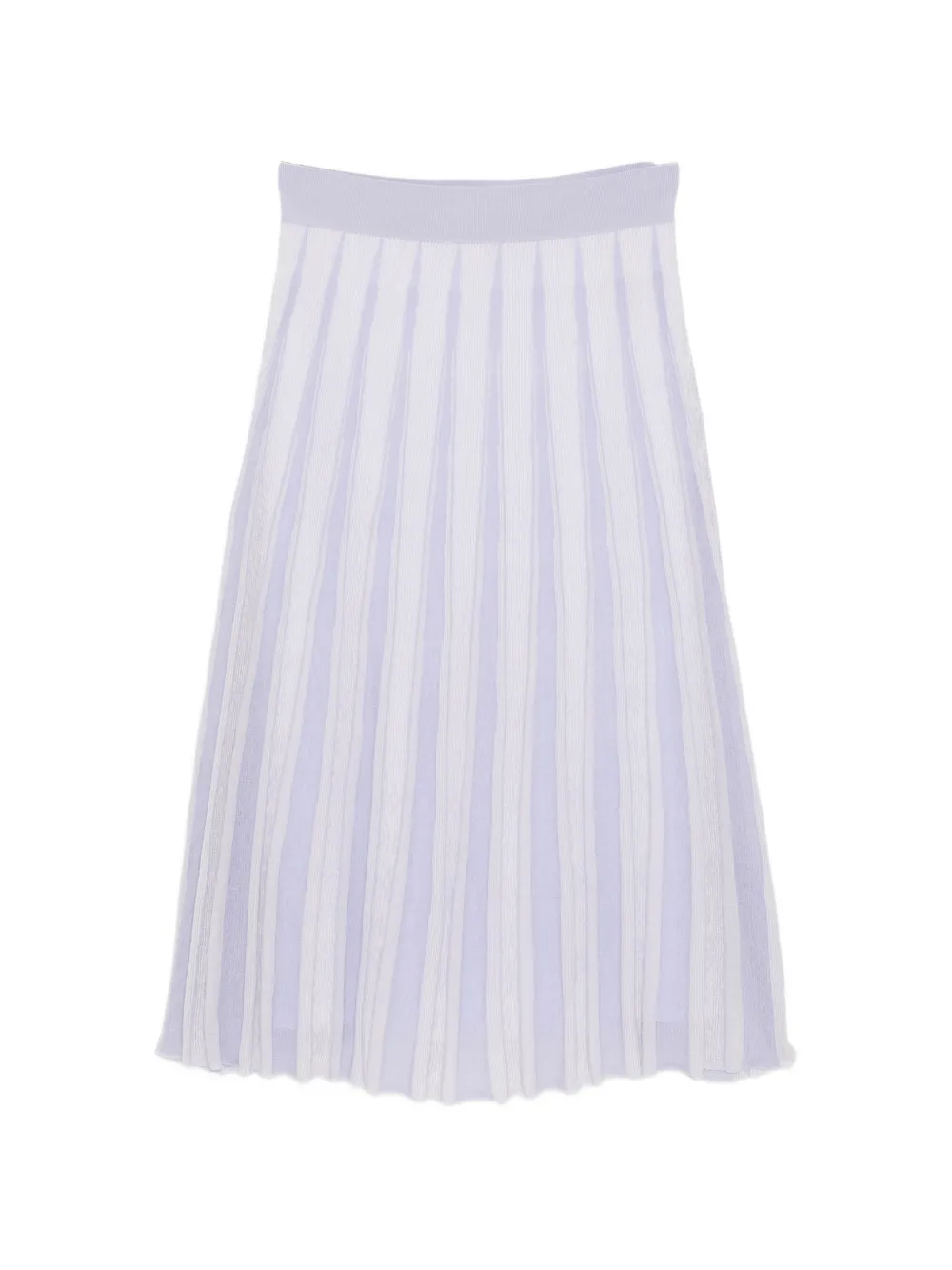 Tory Burch Pleated Midi Skirt In White