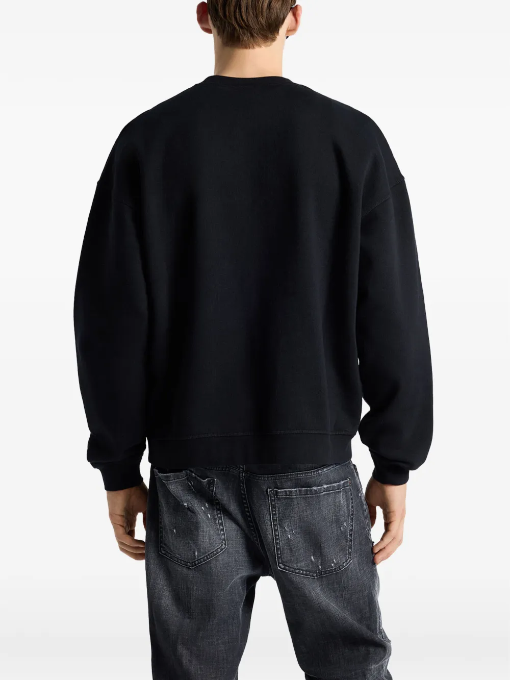 DSQUARED2 Ruimvallende sweater Zwart