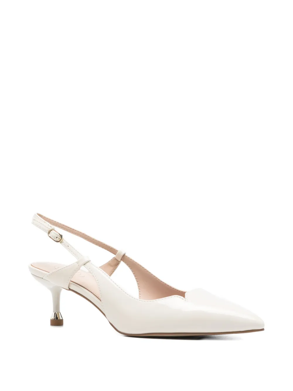 LIU JO Lakleren slingbacks pumps Beige