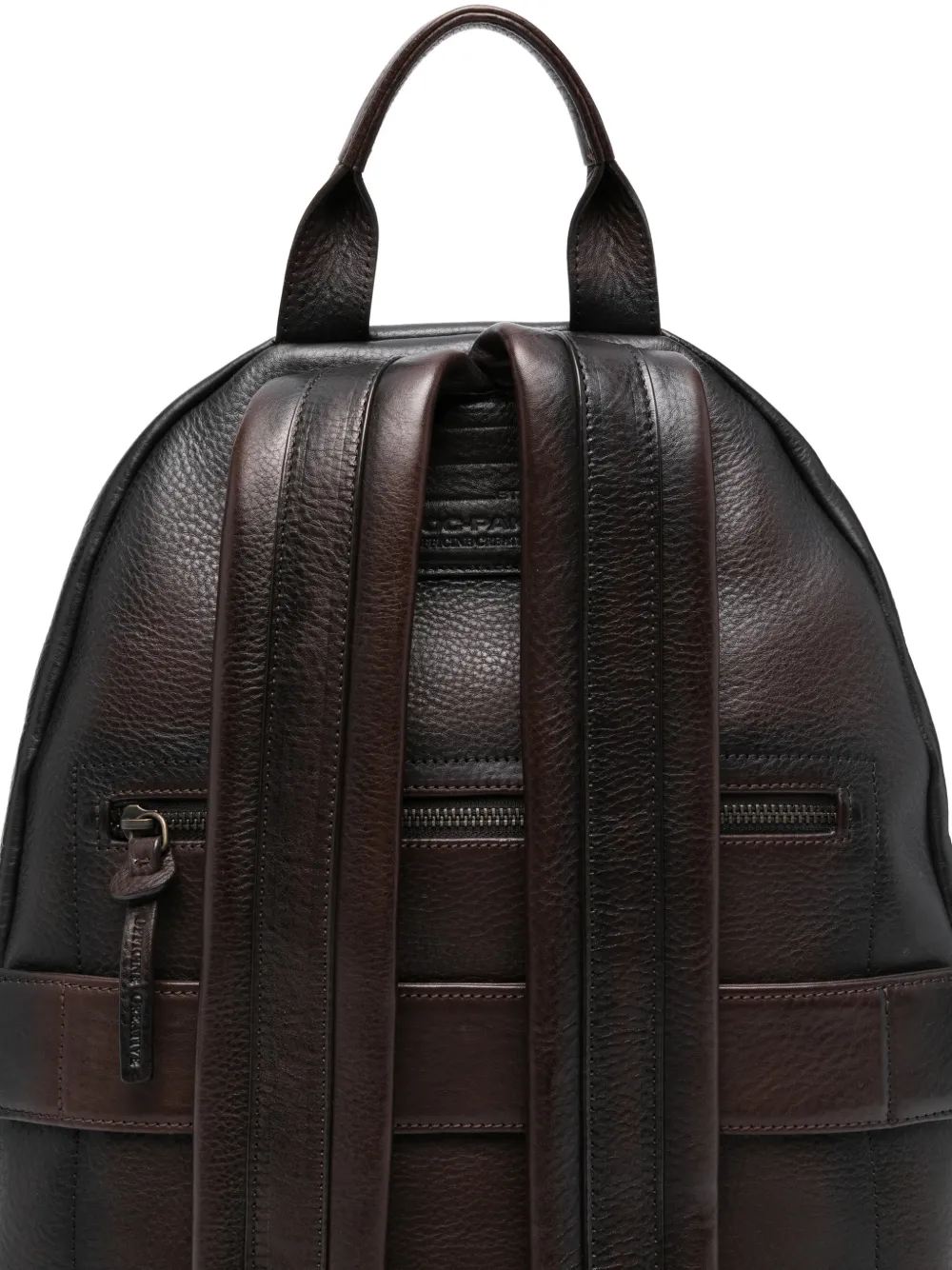 Officine Creative Pack rugzak van bewerkt leer Bruin