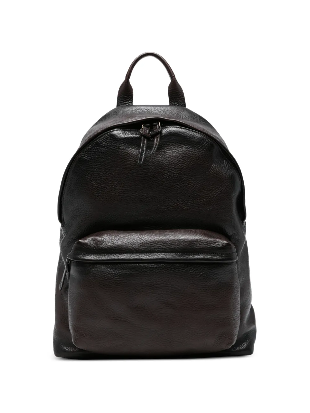 Officine Creative OC Pack 001 front-pocket leather backbag - Marrone
