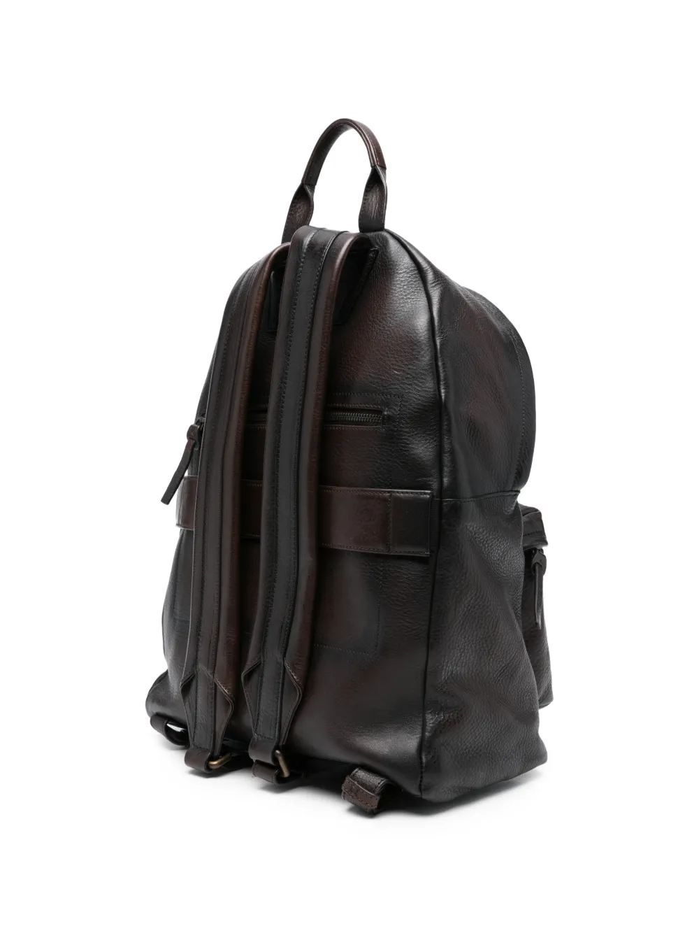 Officine Creative Pack rugzak van bewerkt leer Bruin
