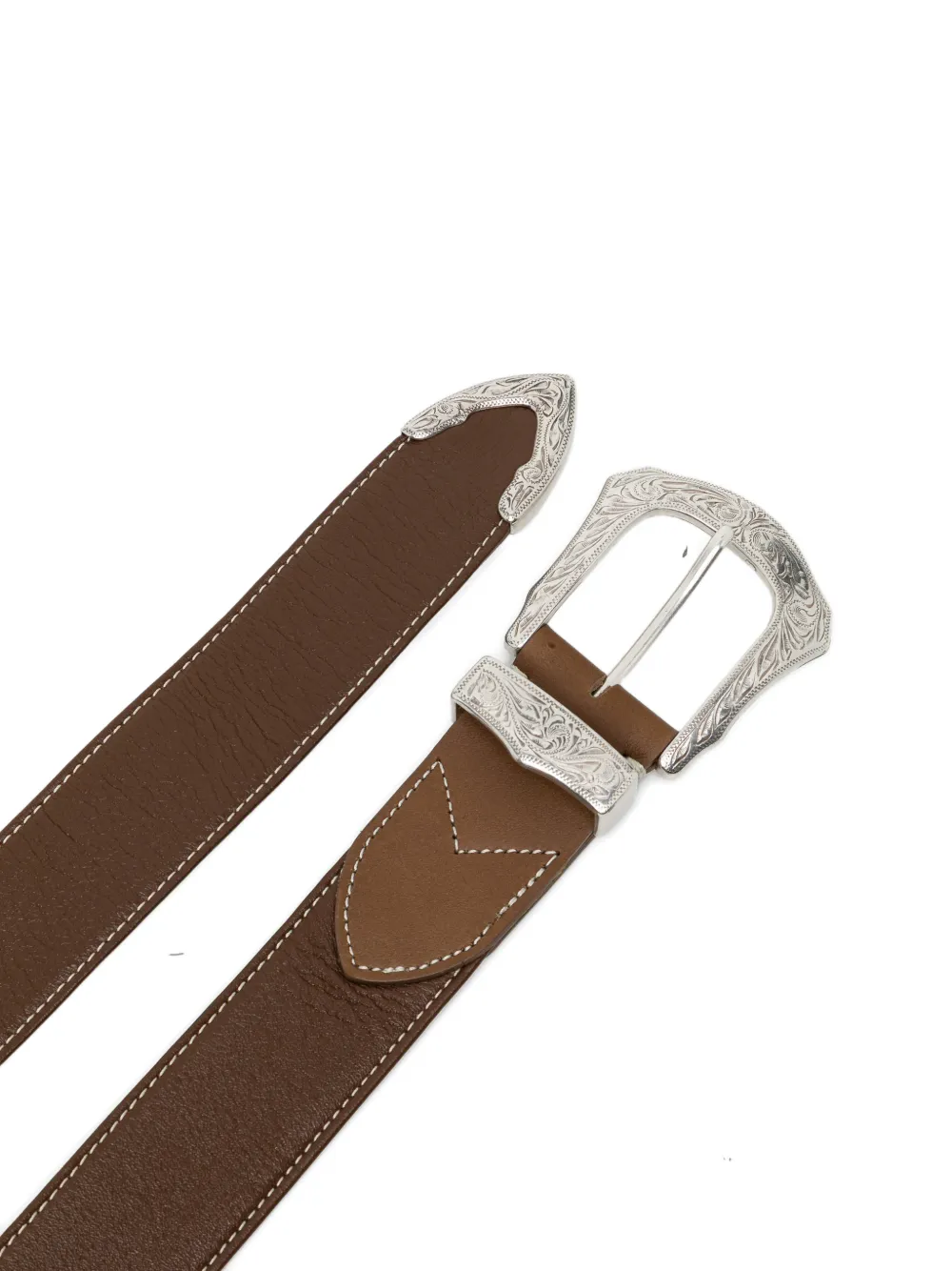  Toga Too Leather Belt - Brown 