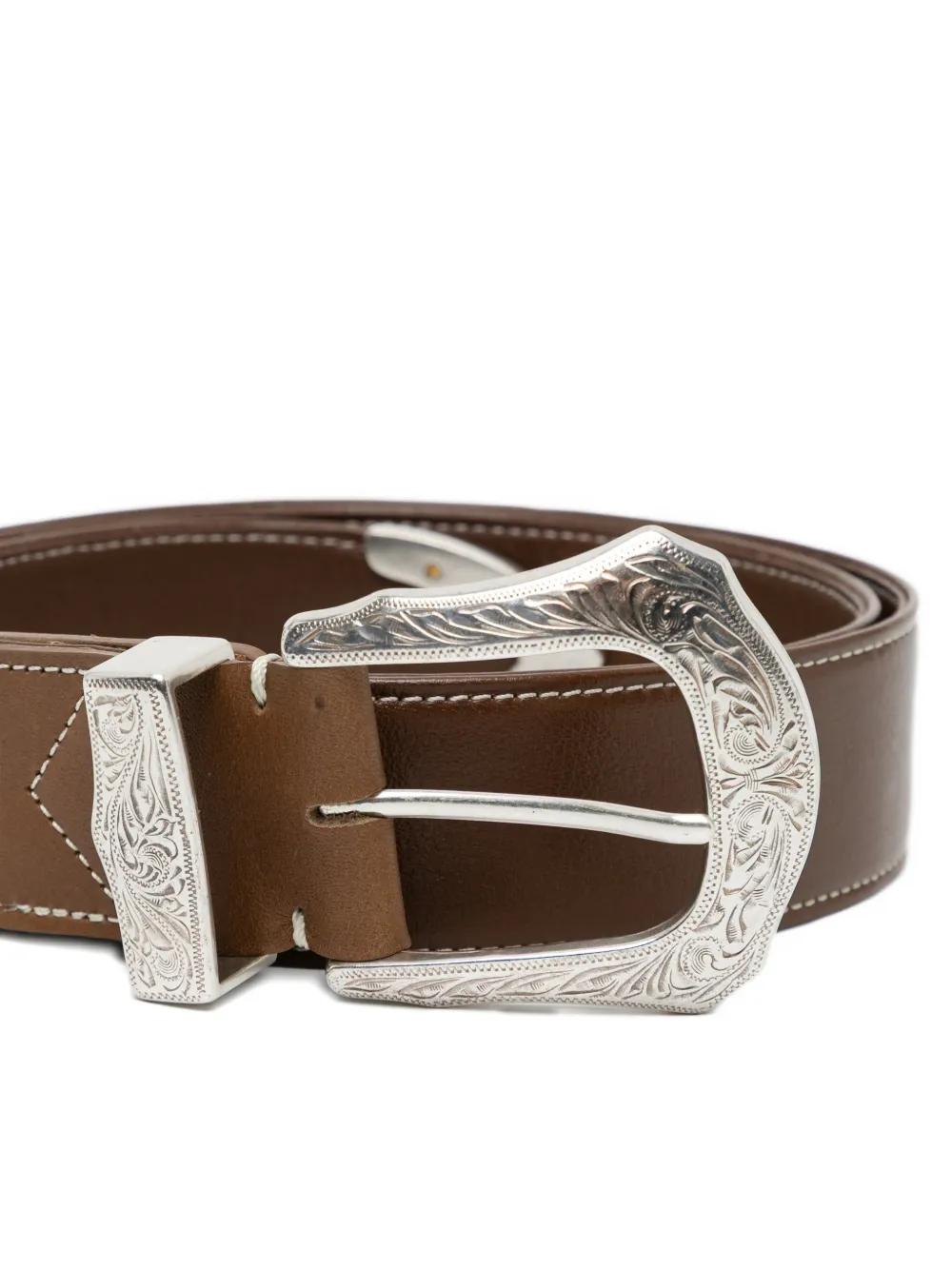  Toga Too Leather Belt - Brown 