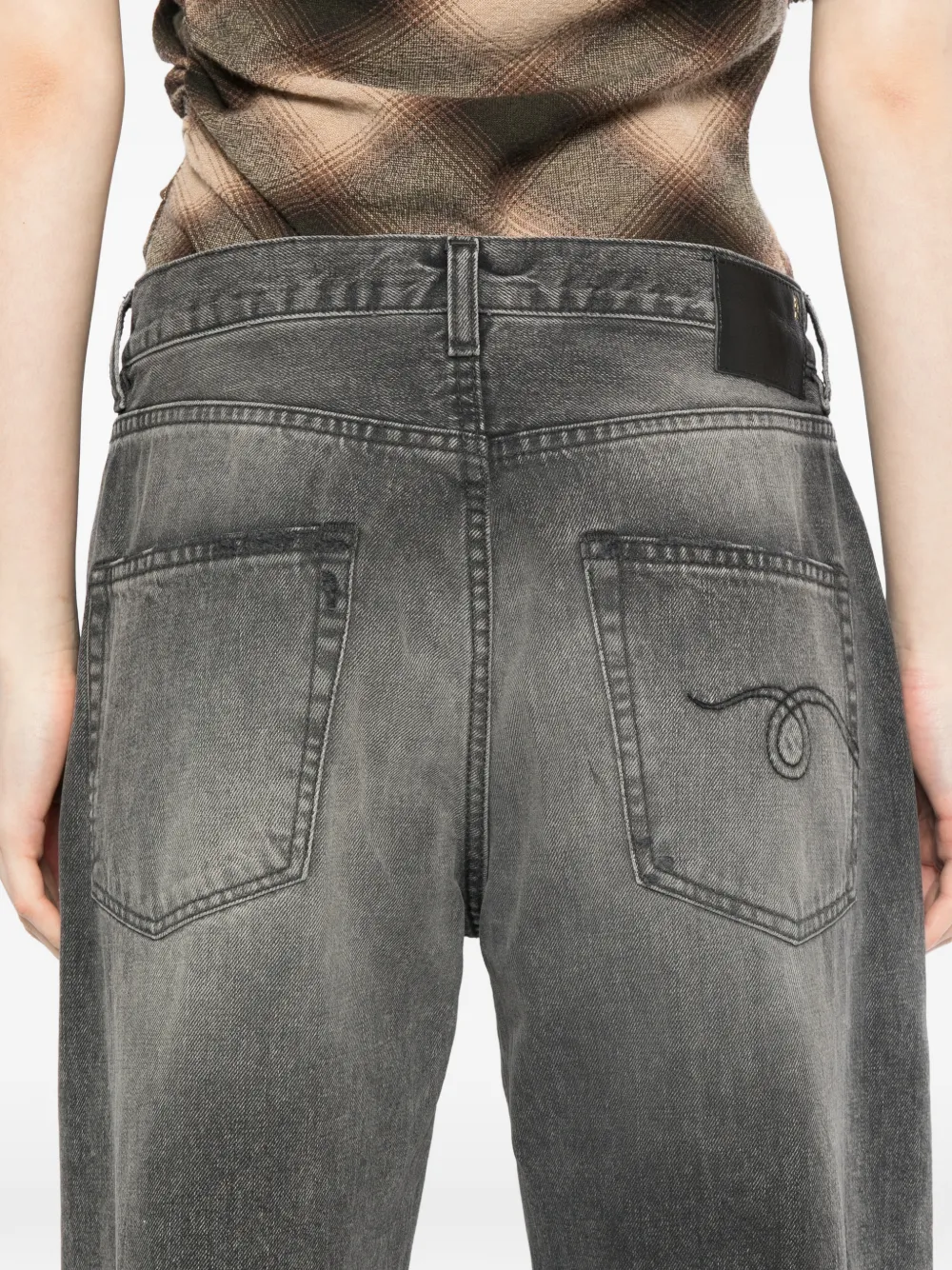 R13 D'arcy jeans Grijs