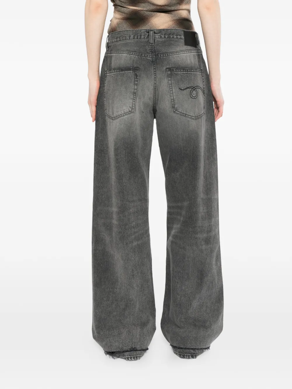 R13 D'arcy jeans Grijs