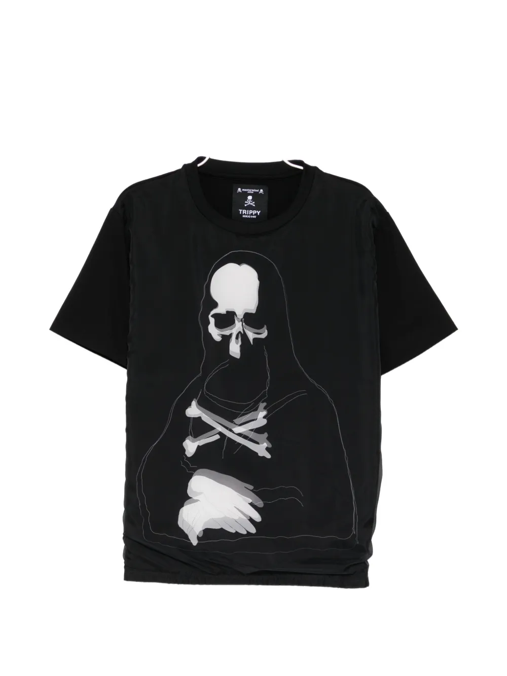 Mastermind Japan Trippy Mikio Art x Mastermind japan Monaliza T-shirt - Nero