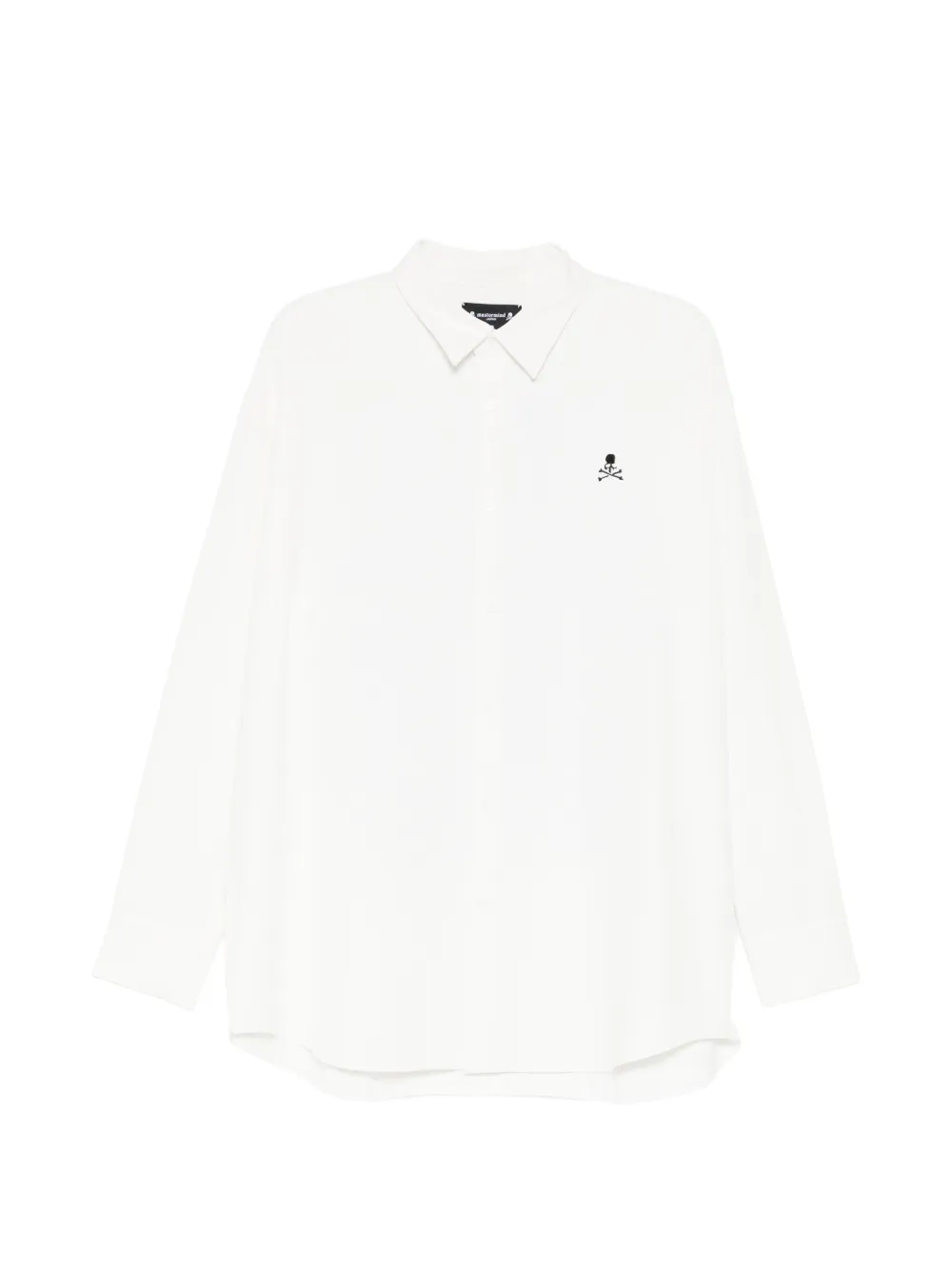 Mastermind Japan x Trippy Mikio Art graphic-print layered shirt - Bianco