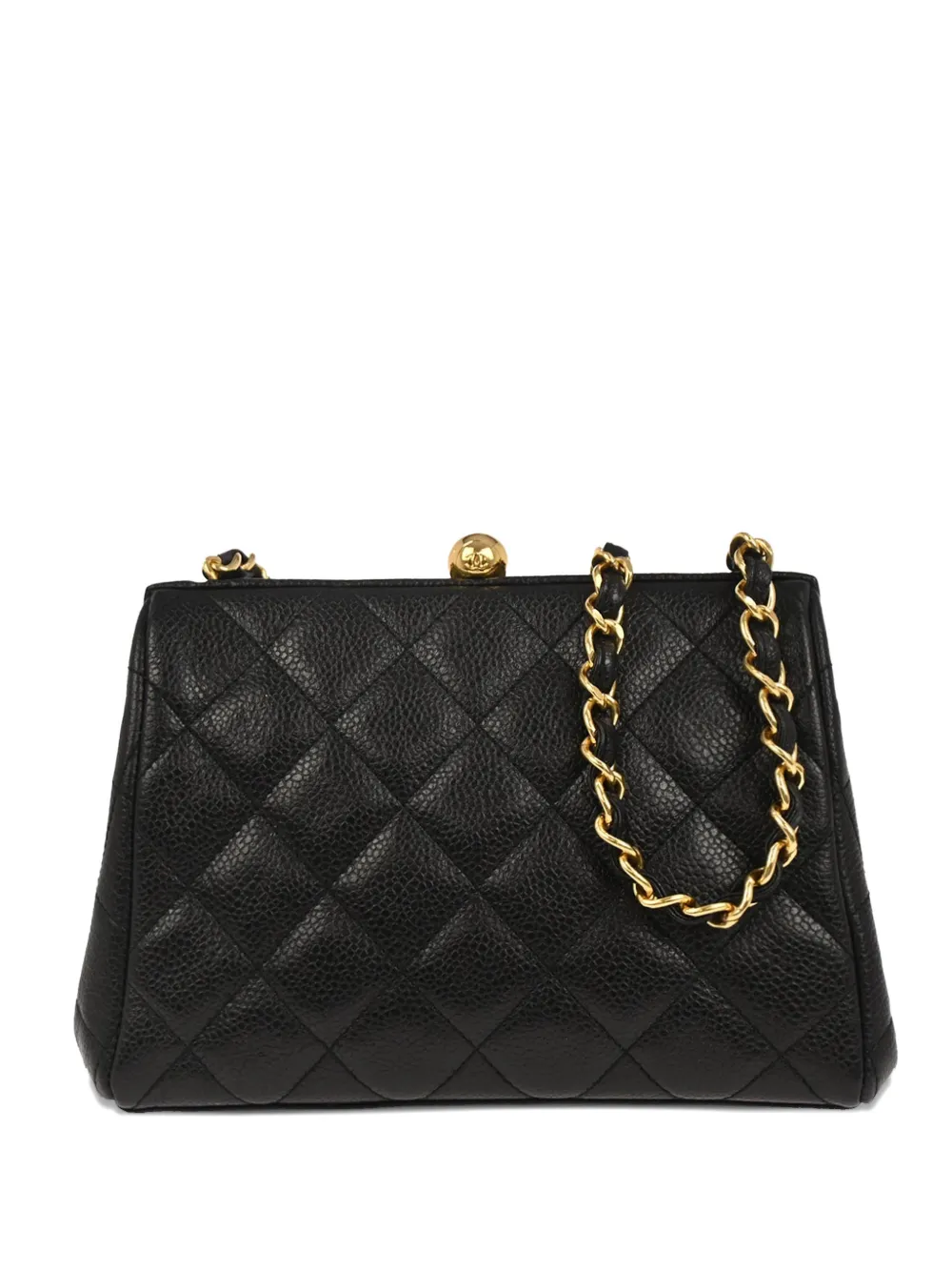 CHANEL Pre-Owned 1995 caviar-leather shoulder bag - Nero