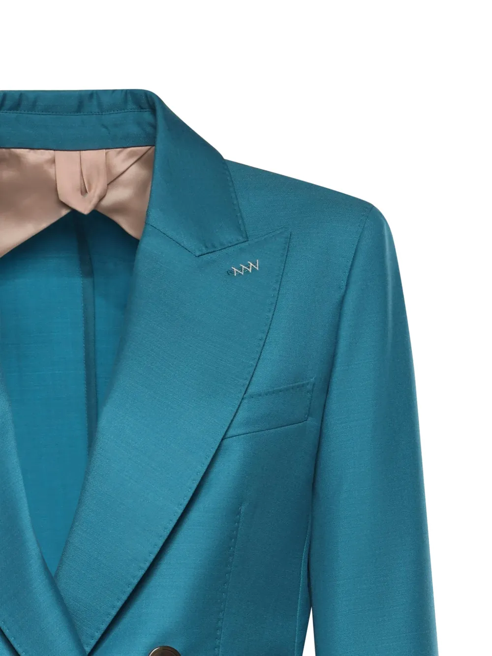  Max Mara Buttoned Double-breasted Blazer - Blue 
