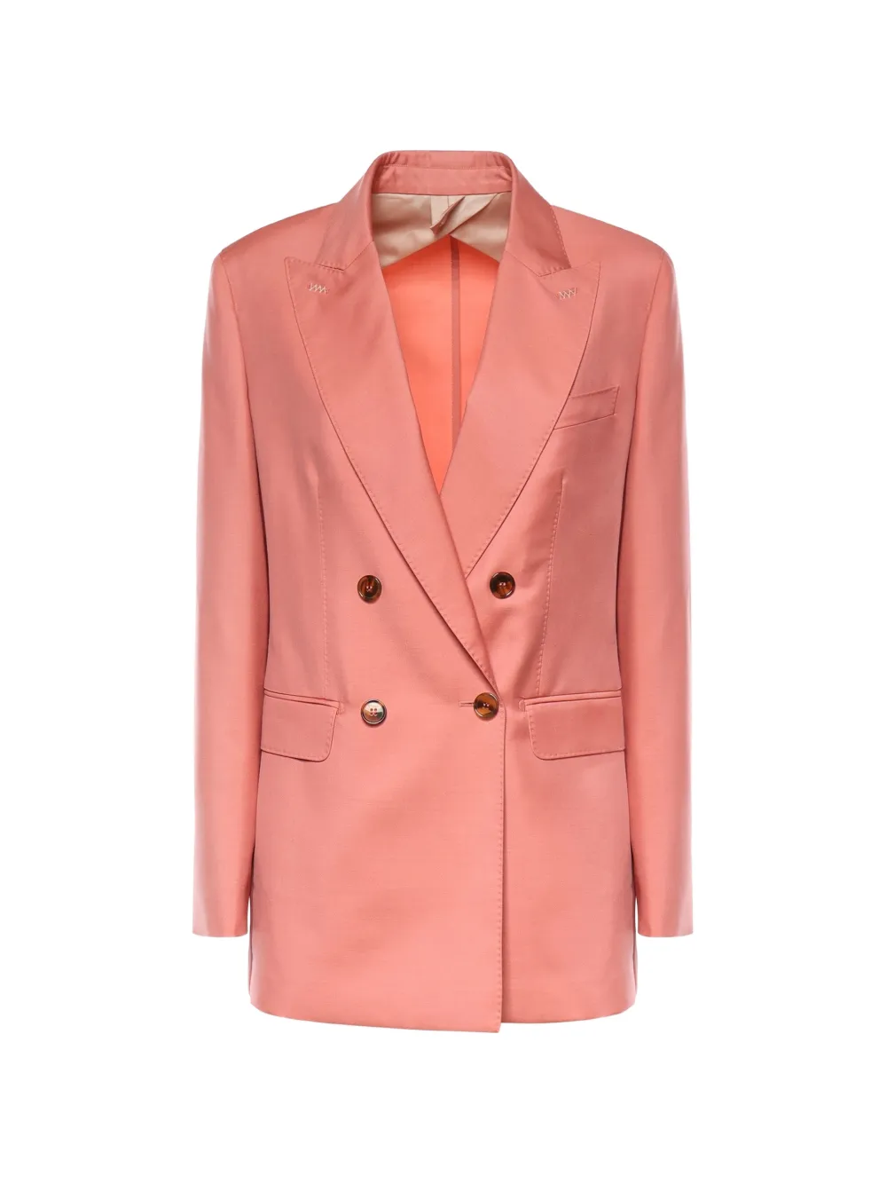 Max Mara double-breasted peak-lapel blazer - Pink