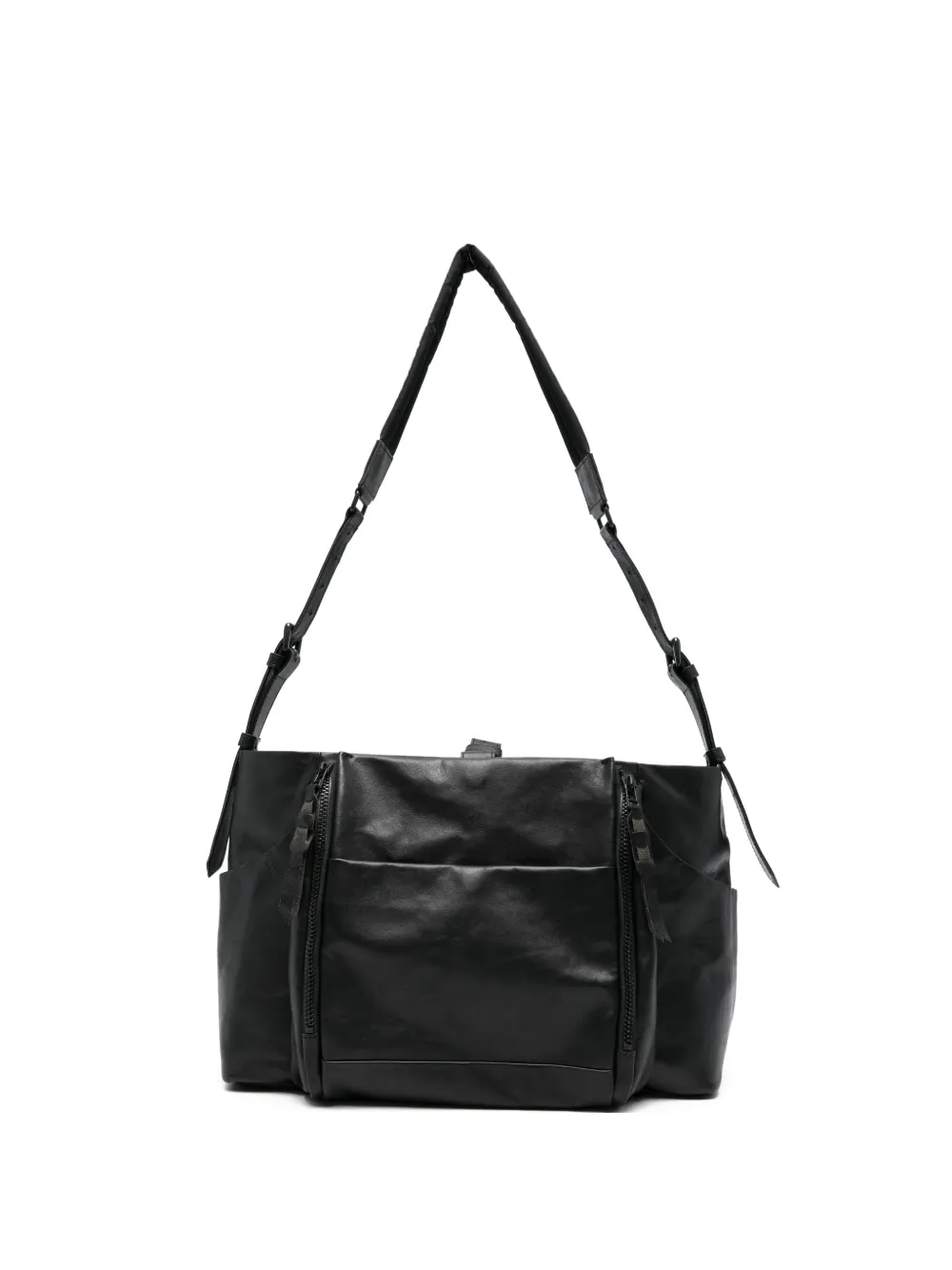 Cornelian Taurus By Daisuke Iwanaga zip shoulder bag - Nero