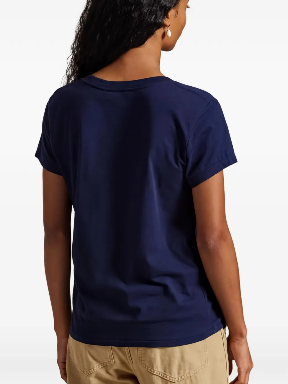 Polo Ralph Lauren T-shirt met V-hals Blauw