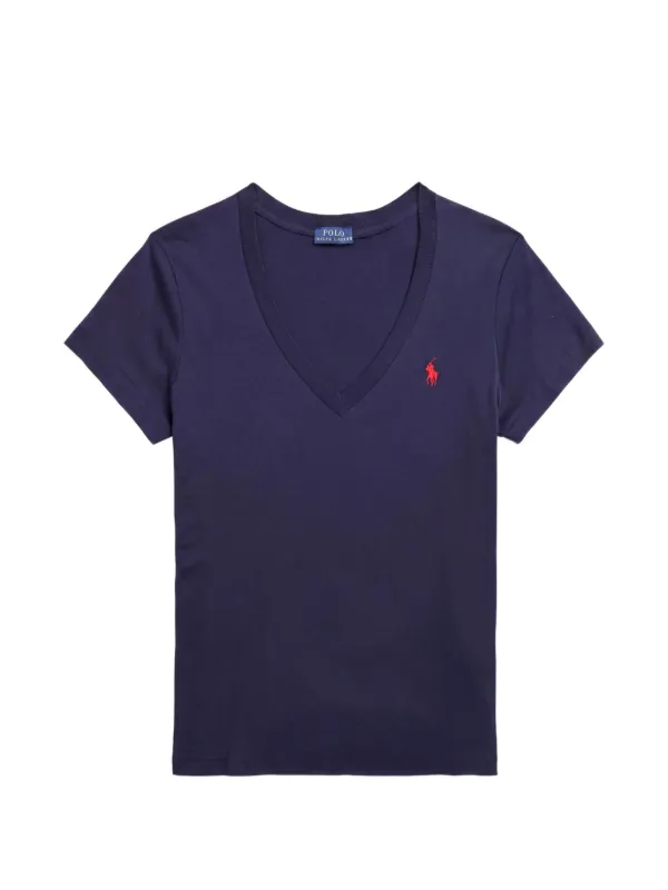 Polo Ralph Lauren Vネック Tシャツ | ブルー | FARFETCH JP