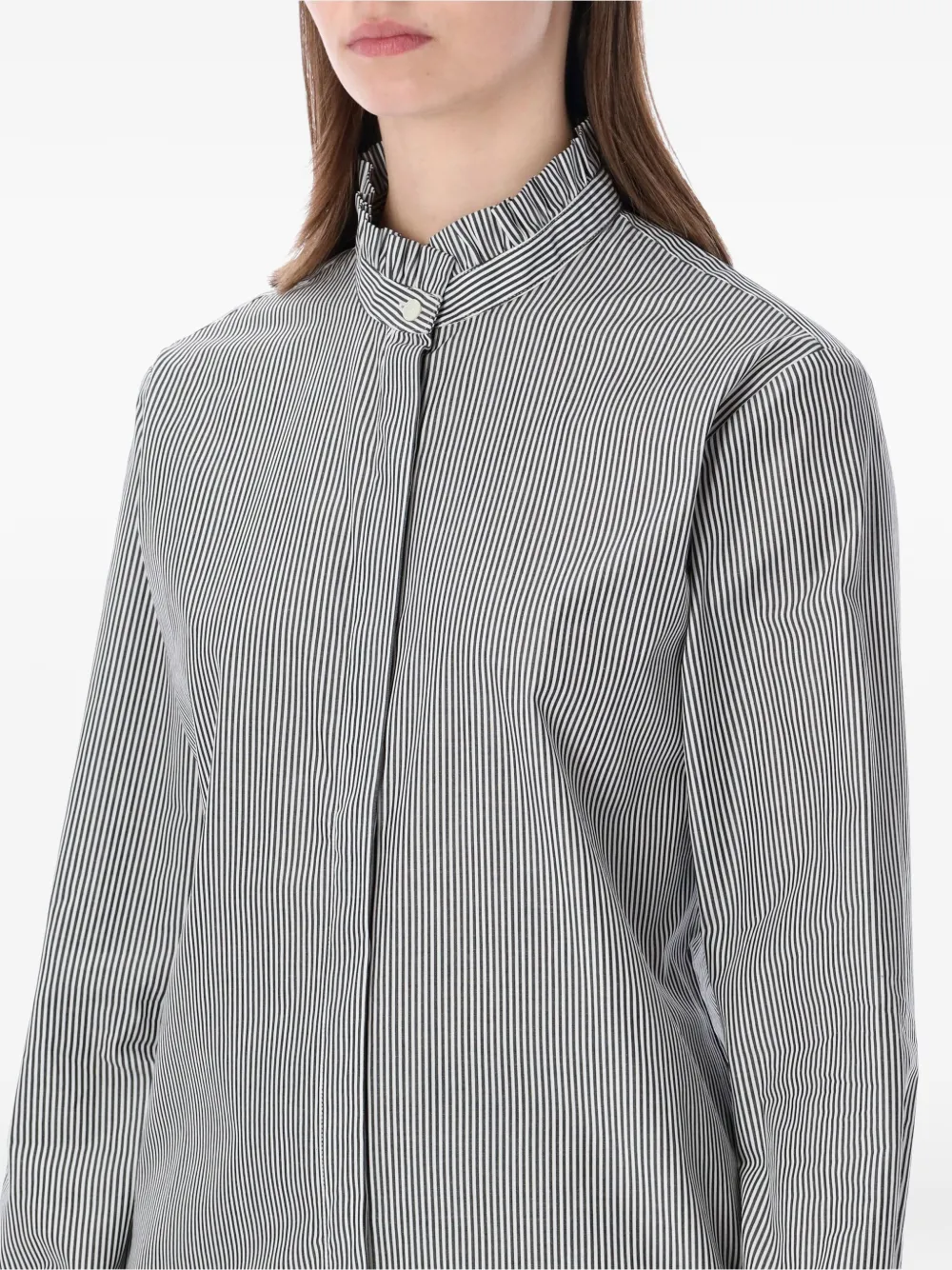 Stripe-Pattern Shirt