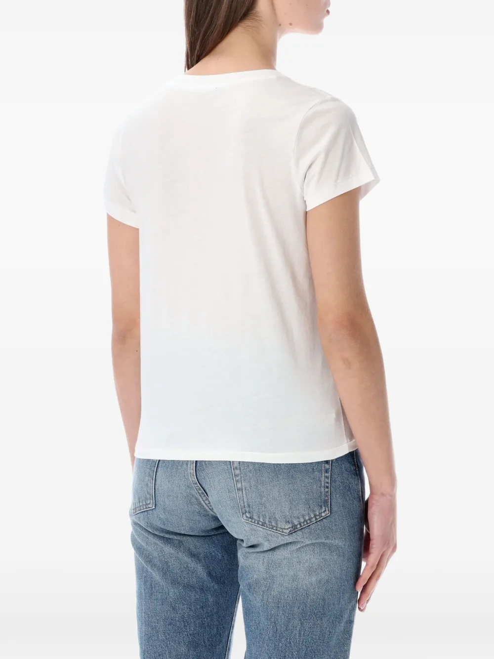 Polo Ralph Lauren T-shirt met V-hals Wit