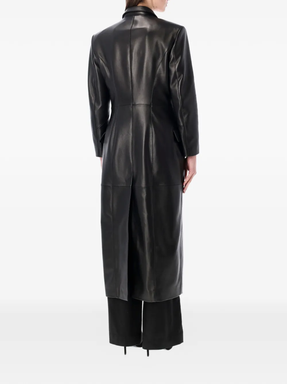  Magda Butrym Single-breasted Coat - Black 
