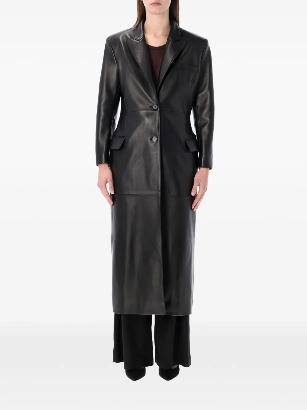 Magda Butrym single-breasted coat - Nero