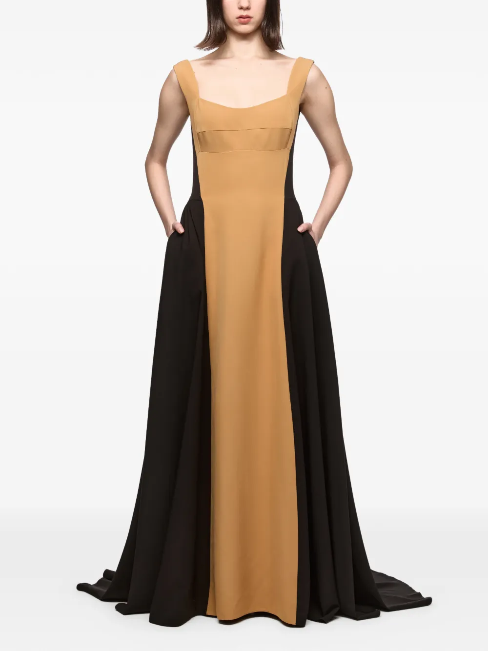 Atu Body Couture sleeveless maxi dress - Black