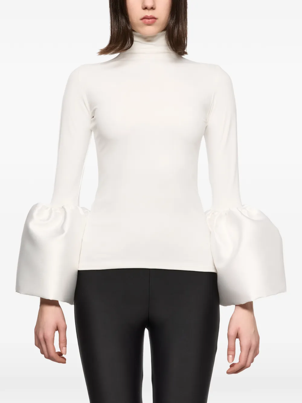 Atu Body Couture bell-sleeve top - Bianco