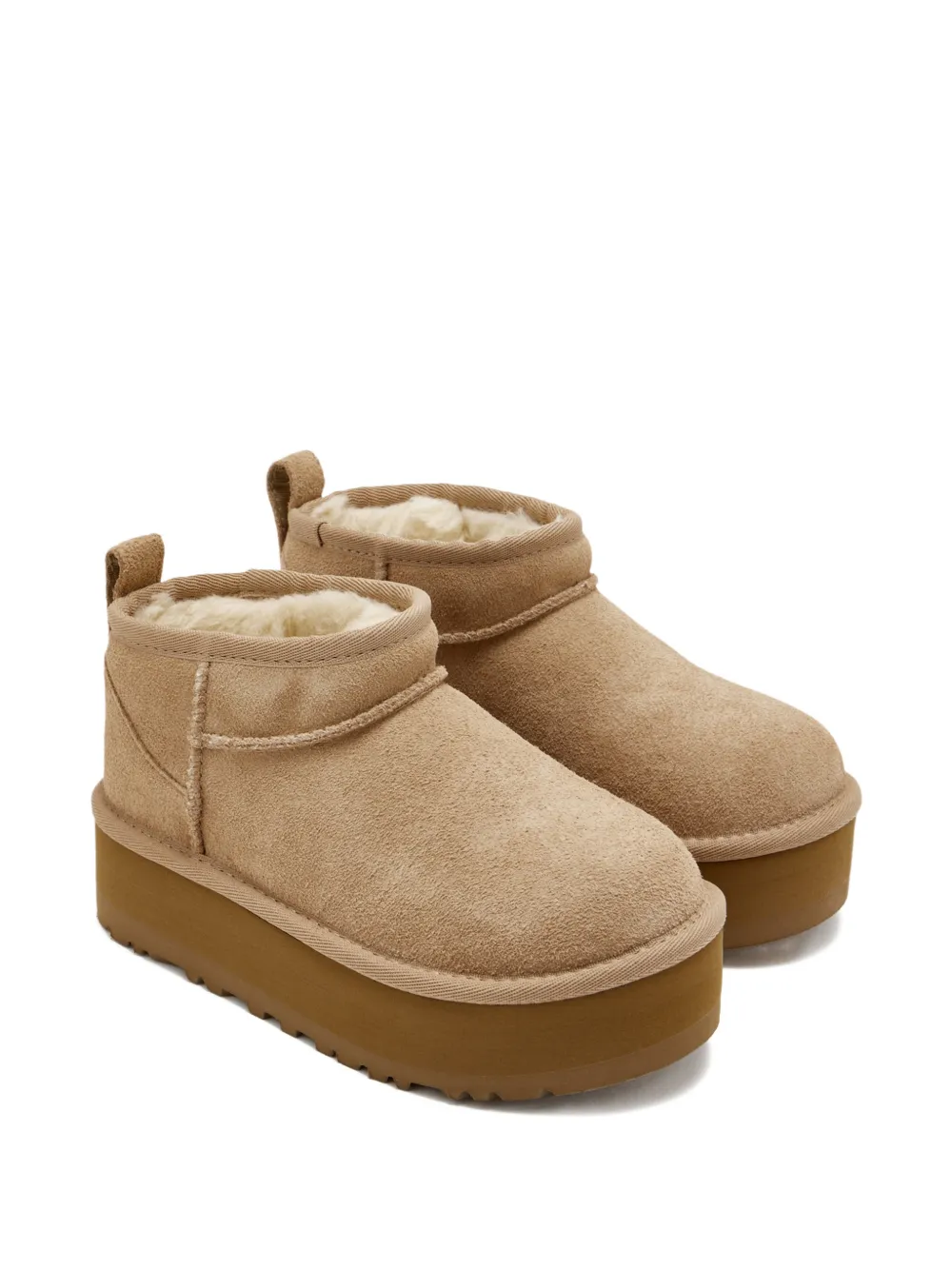 UGG Kids classic ultra mini platform boot - Toni neutri