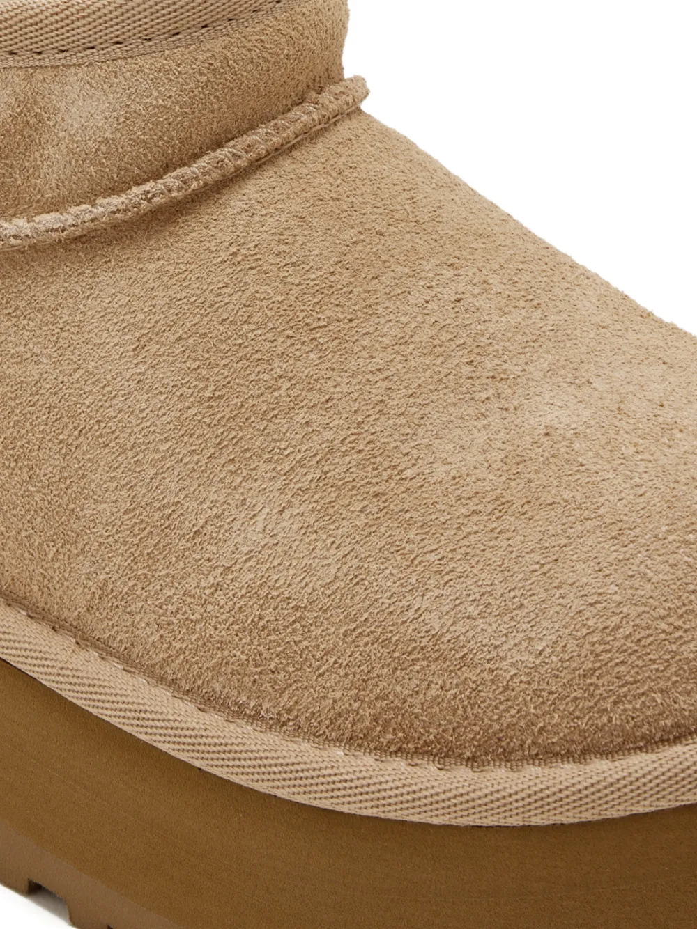 UGG Kids Classic Ultra Mini laarzen met plateauzool Beige