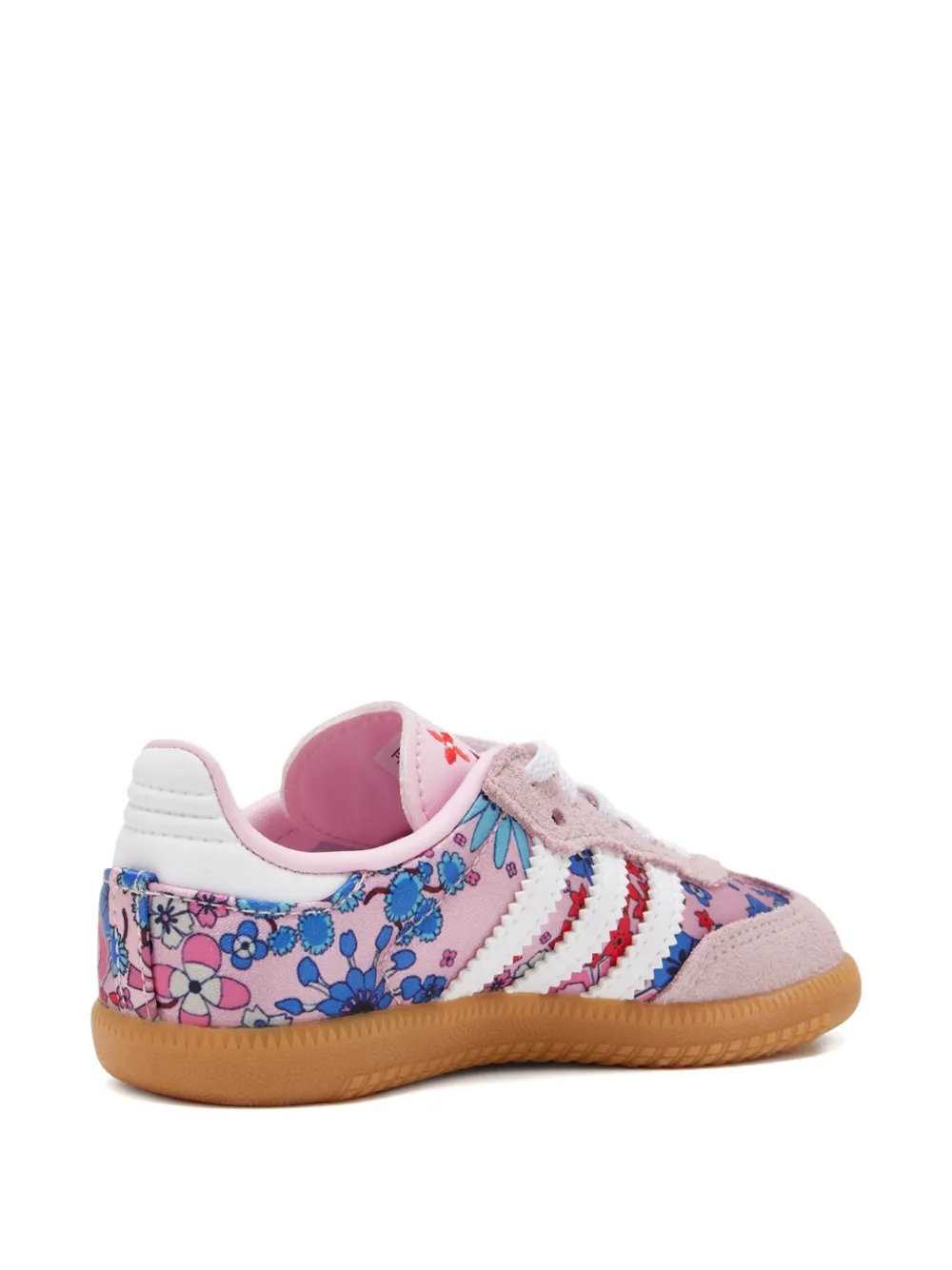 adidas Kids x Liberty London Samba OG gestreepte sneakers met bloemenprint Roze
