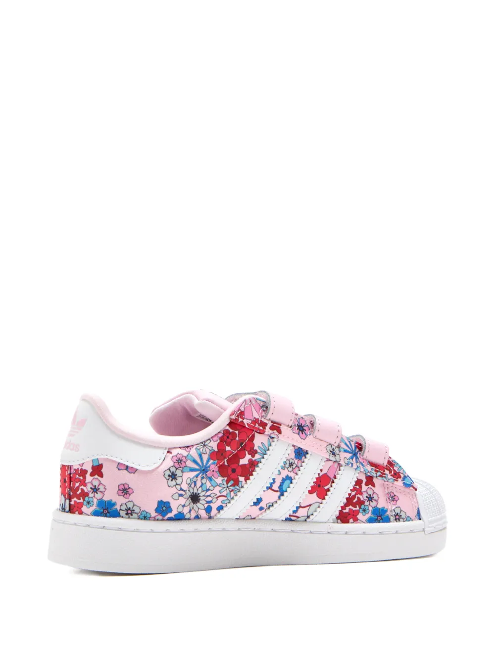 adidas Kids Superstar sneakers met bloemenpatroon Roze