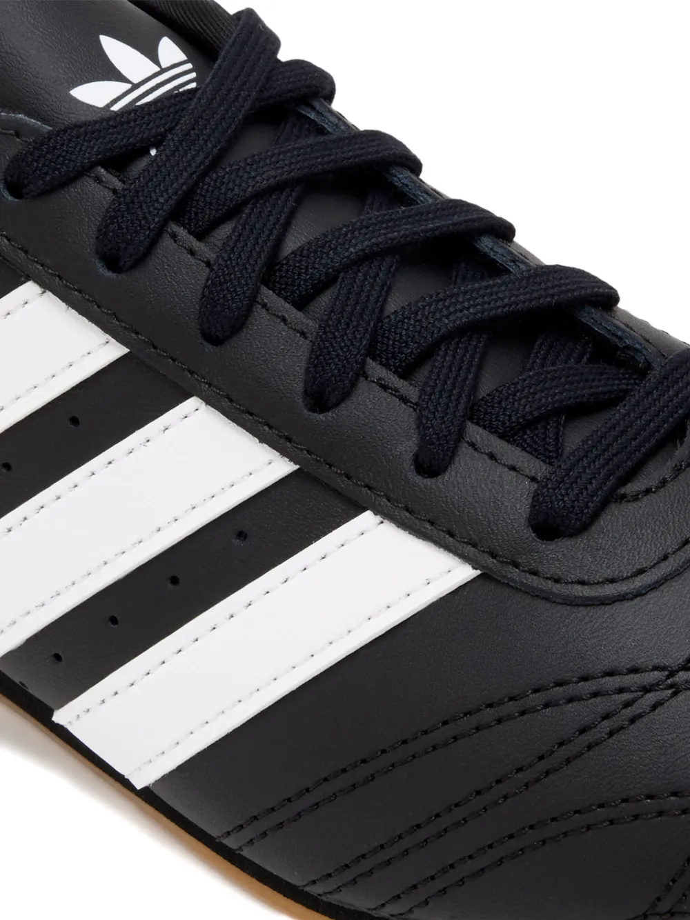  Adidas Kids Zapatillas Con Rayas Y Cordones - Negro 