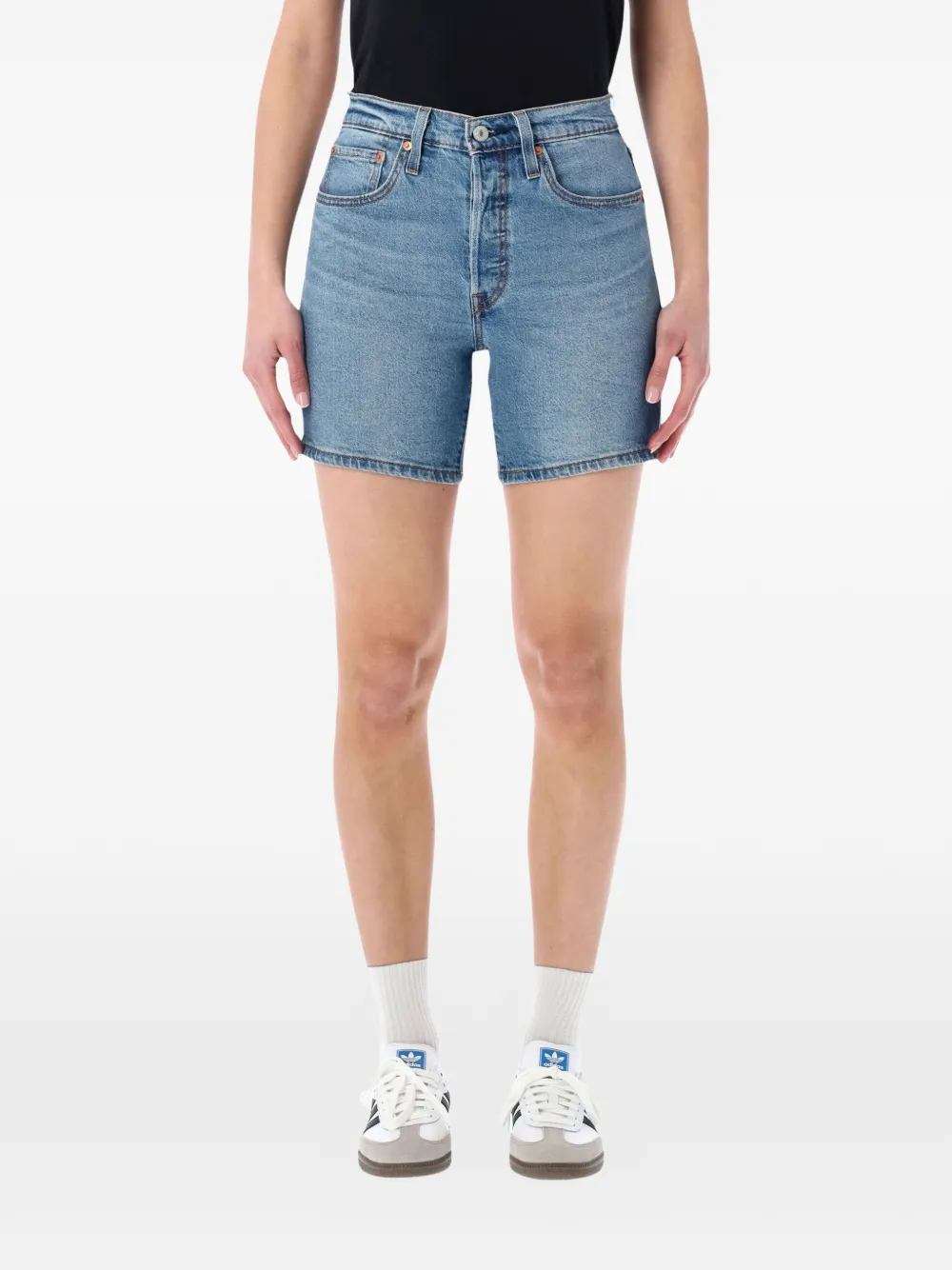 Levi's 501® Mid Thigh denim shorts - Blu