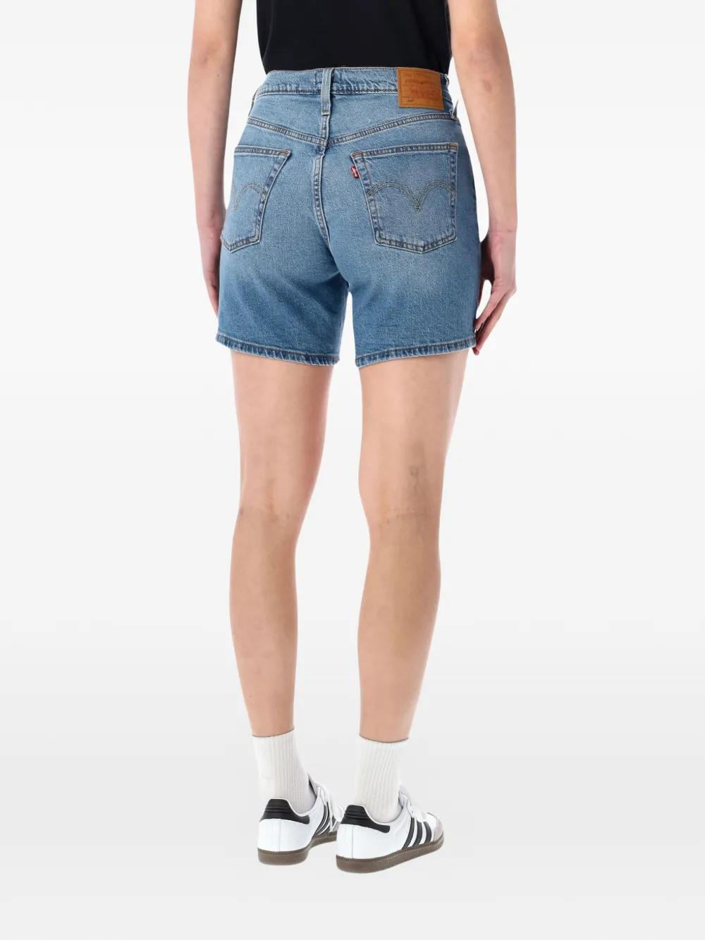  Levi's 501® Mid Thigh Denim Shorts - Blue 