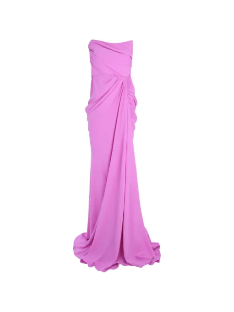 Rhea Costa Zaira draped maxi dress
