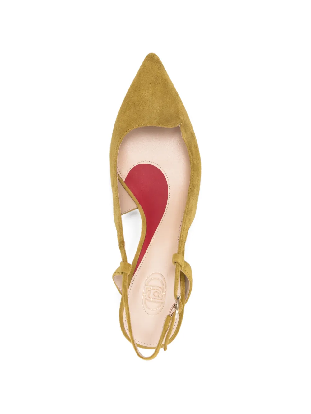 LIU JO Slingback pumps met puntige neus Geel