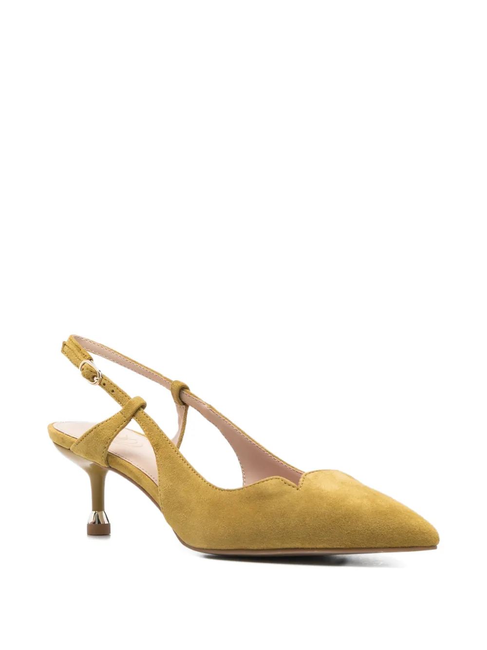 LIU JO Slingback pumps met puntige neus Geel
