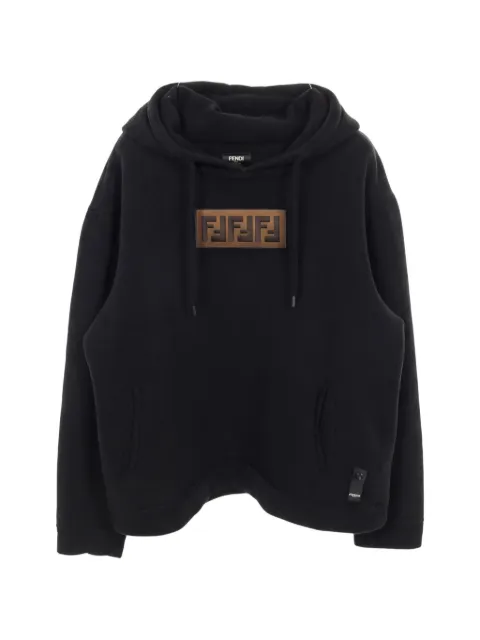 Fendi Pre-Owned 2000s FF-patch hoodie