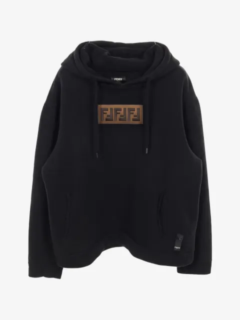 Fendi Pre-Owned FF-patch hoodie