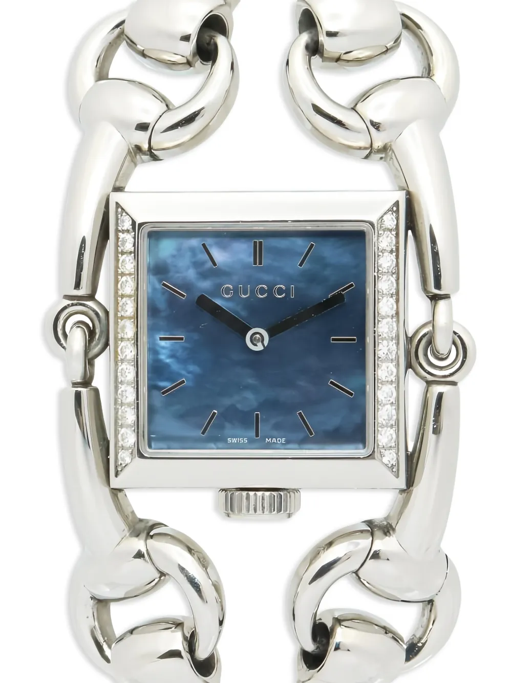 Gucci Pre-Owned 2010s Signoria 24.5mm watch - Blu
