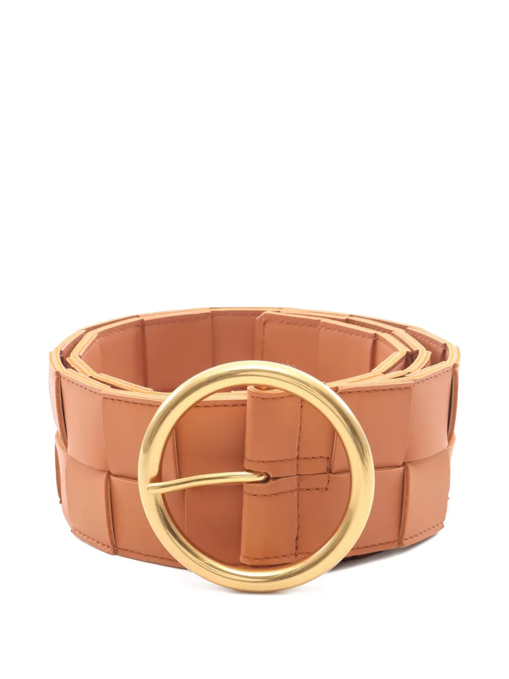 Bottega Veneta Pre-Owned 2010s Maxi Intrecciato leather belt - Toni neutri