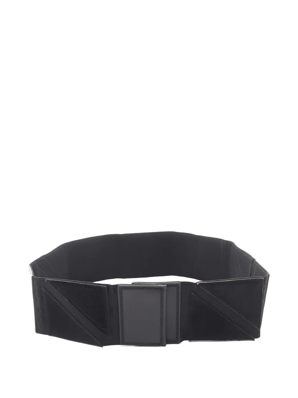 Jean Paul Gaultier 2010s press-stud panelled belt - Nero