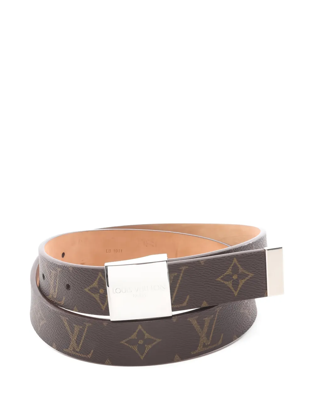 Louis Vuitton Pre-Owned 2001 Santur Carre belt - Marrone
