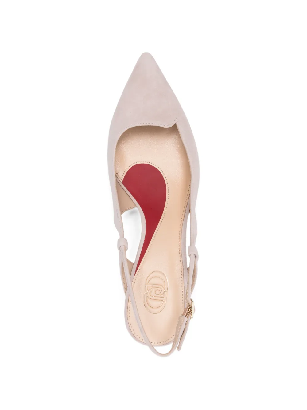 LIU JO Slingback pumps met puntige neus Beige