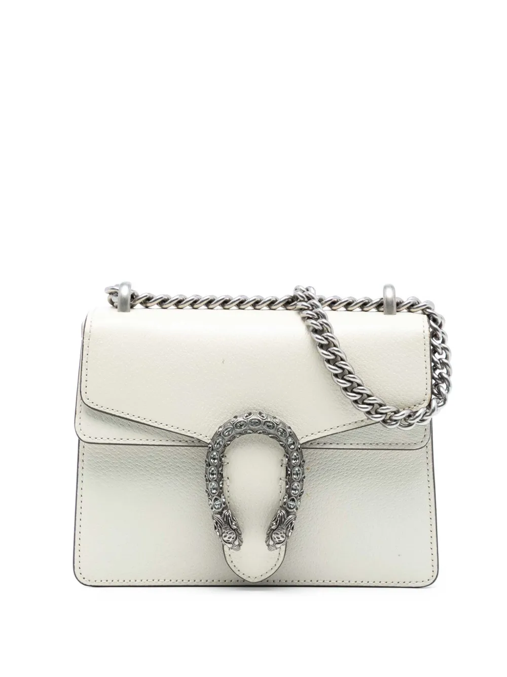 Gucci Pre-Owned Borsa a tracolla Dionysus piccola in pelle 2016-2025 - Bianco