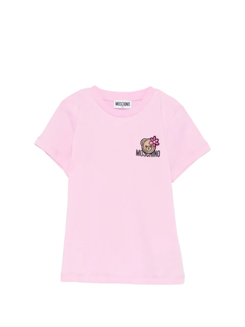 Moschino Kids teddy-motif T-shirt - Rosa
