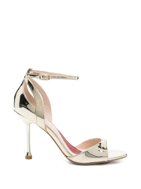 LIU JO Mirrored laminated sandals