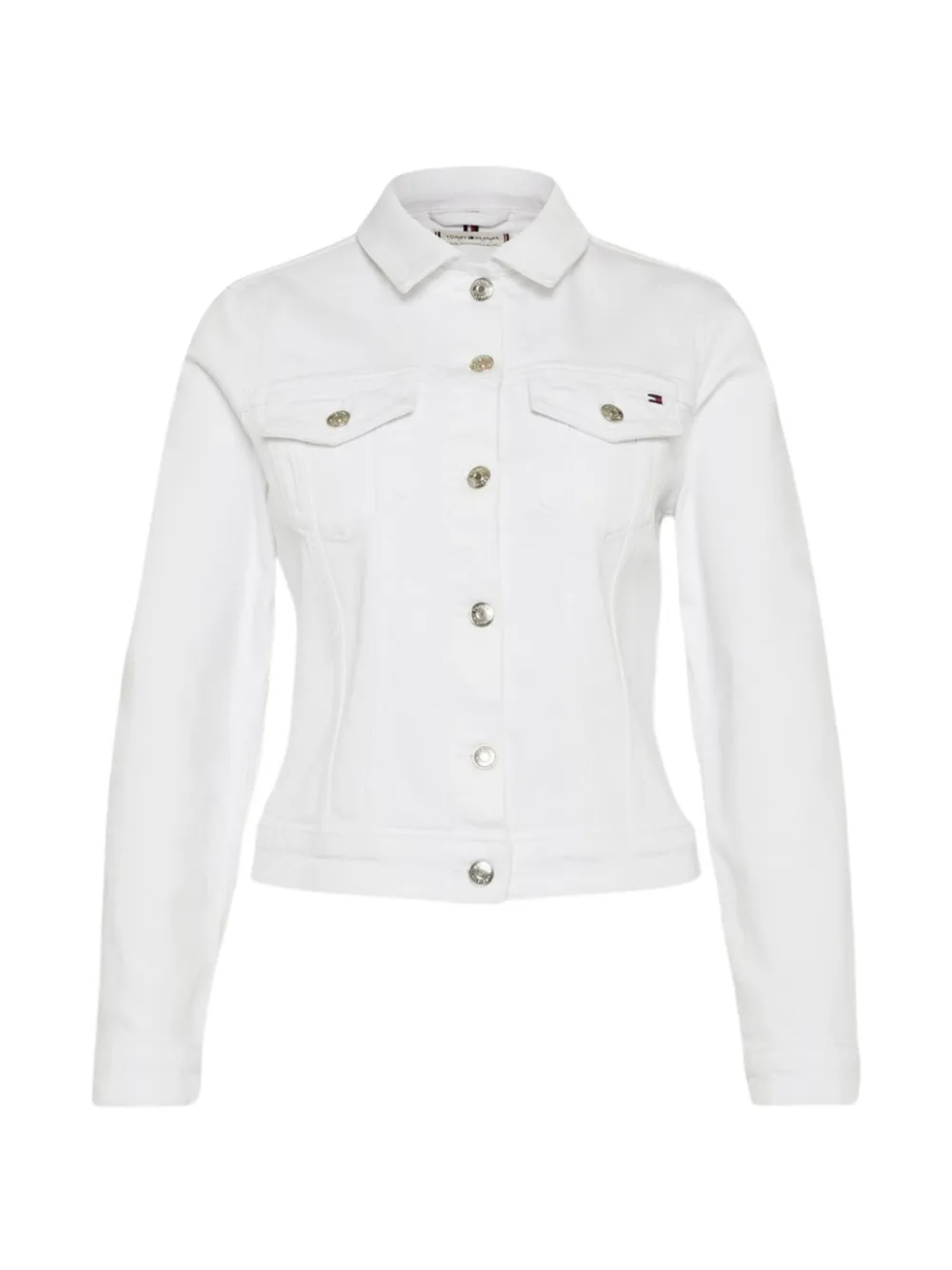 Tommy Hilfiger chest-pockets denim jacket - Bianco