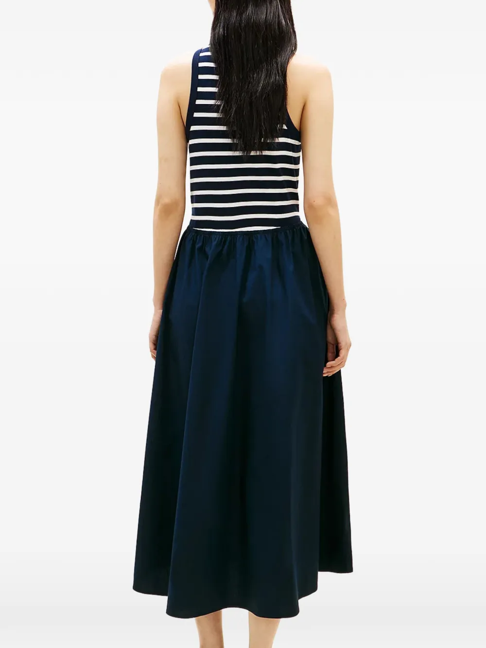 Tommy Hilfiger Gestreepte midi-jurk Blauw