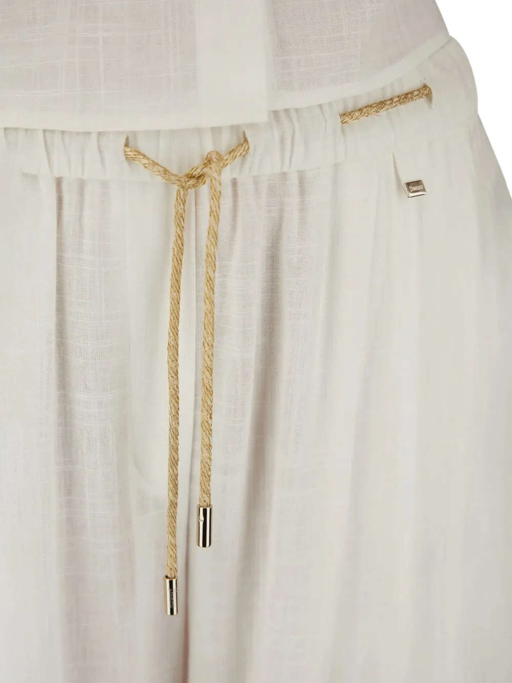 Herno Broek met trekkoord Wit