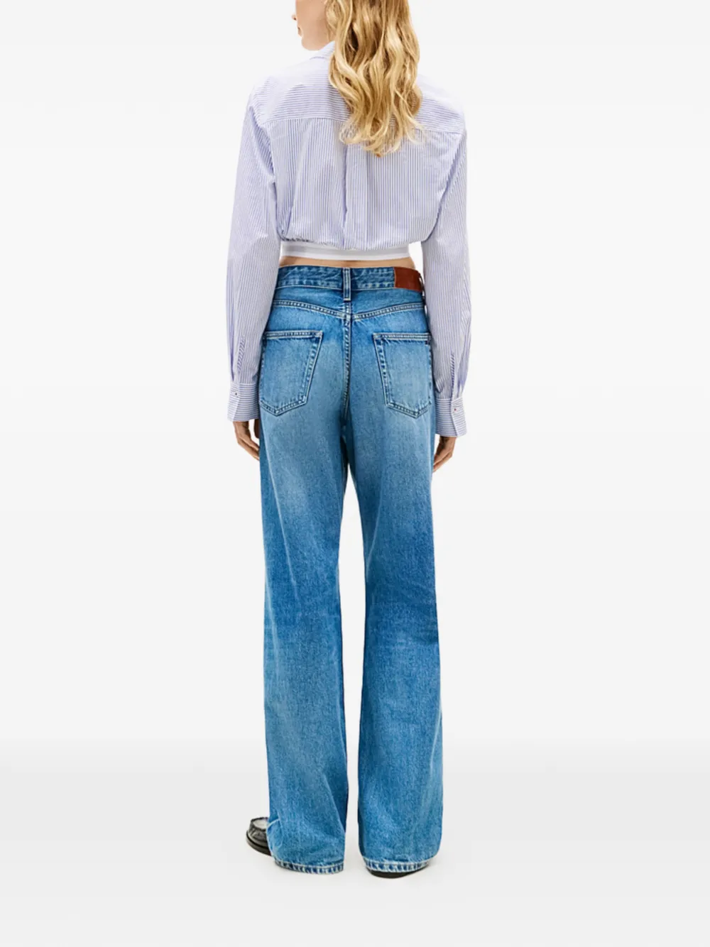 Tommy Hilfiger Gestreepte blouse Wit