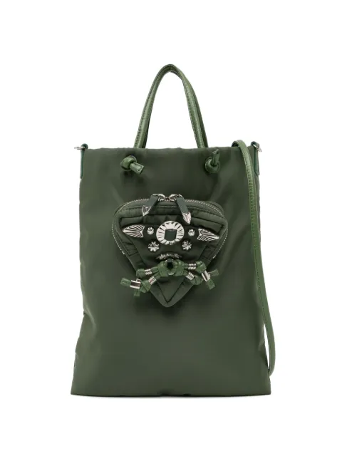 TOGA TOO triangle-pouch tote bag